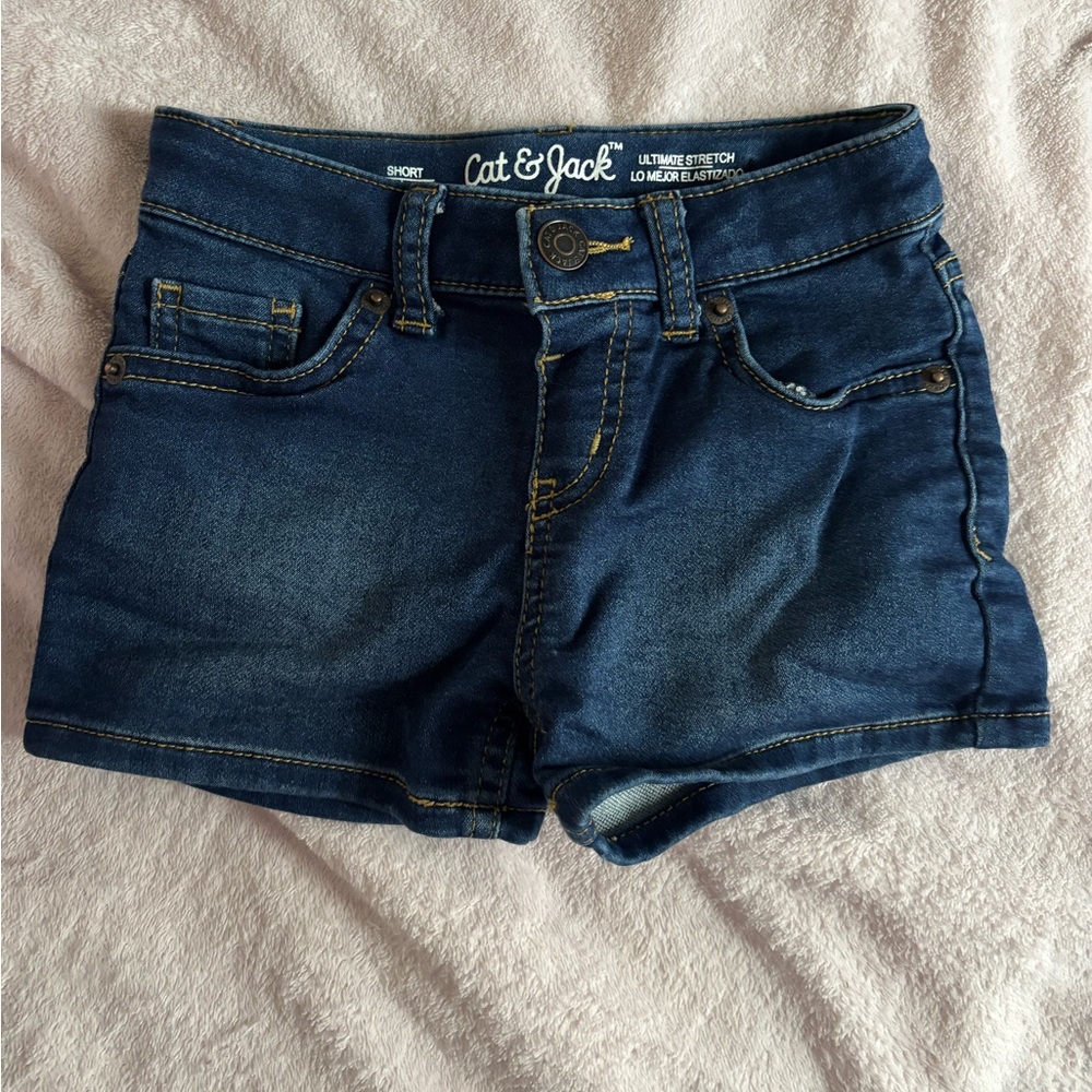 Cat & Jack Women's Dark Blue Jean Shorts